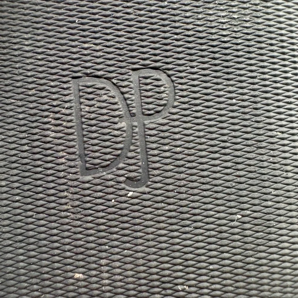 Donald J Pliner Black Leather Peep Toe Slingback Block Heel Booties Women 9 - Picture 8 of 10